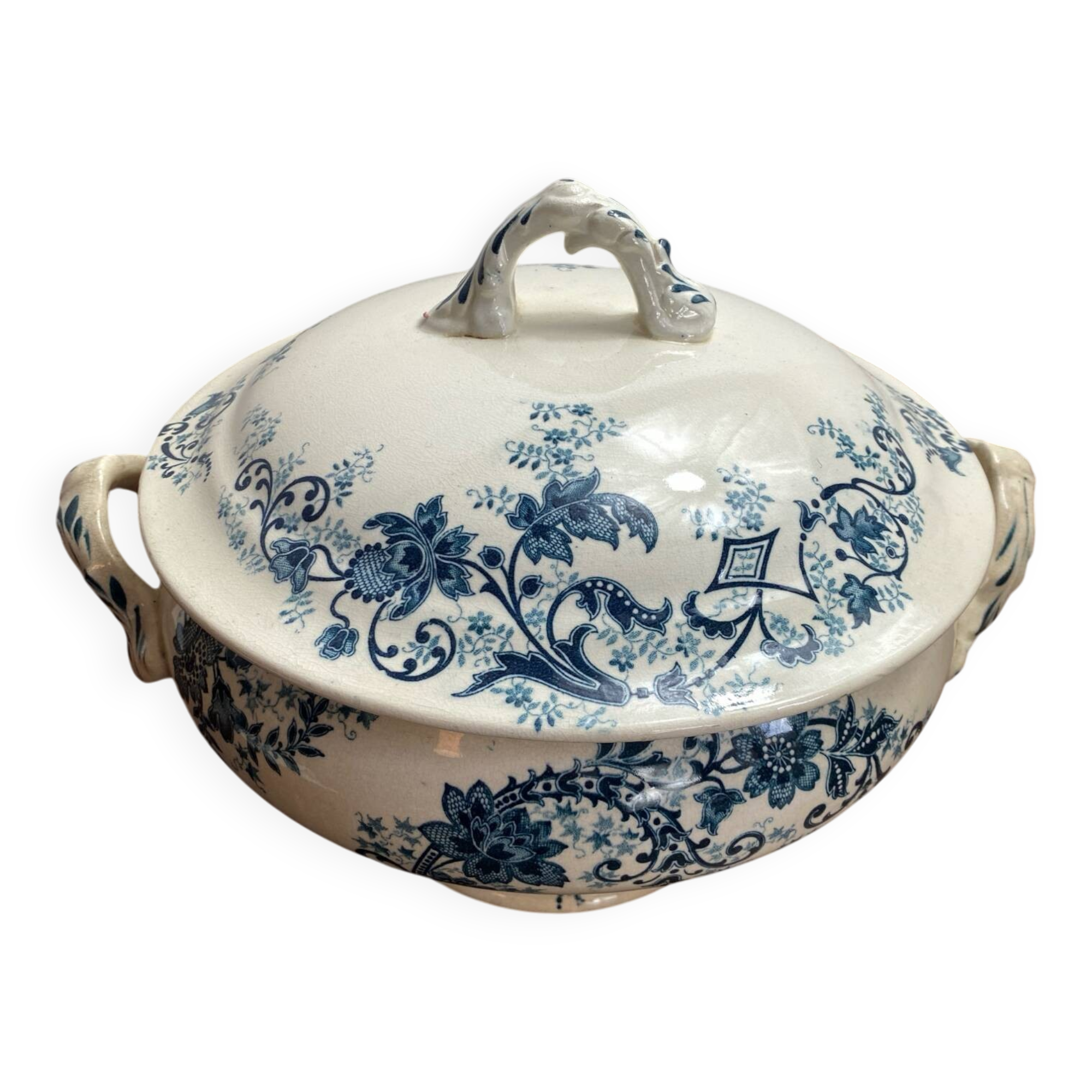 Soup tureen, ironstone, Sévigné, HB & Co.