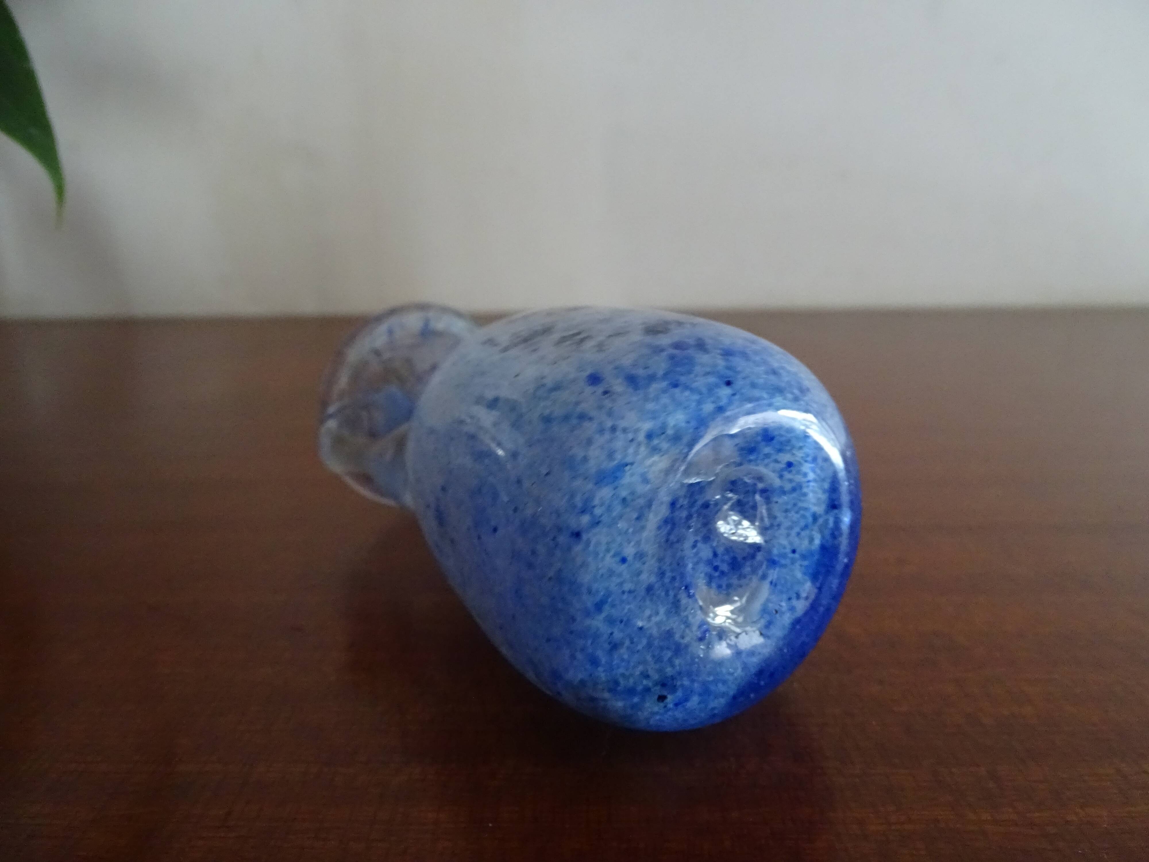 Miniature vase Scavo Seguso Vetri d'Arte iridescent glass Murano 1950