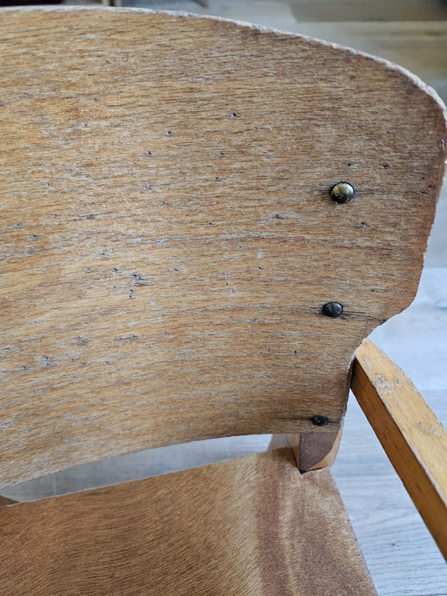 Children's wooden commode chair