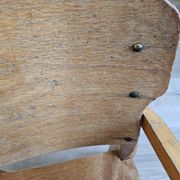 Children's wooden commode chair