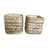 Pair of vintage lampshades 15x15