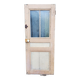 Old fir glass door
