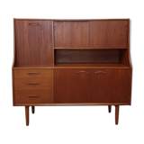 Vtg Mid Century Jentique Teak Highboard Sideboard Danish Scandi Design Retro 60s