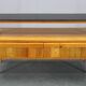 1960s Czechoslovakian Maple TV Rack with Drawers and Glass Top