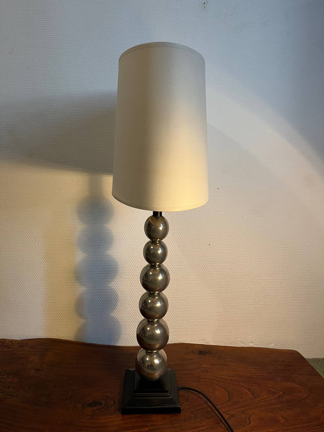 Parex metal ball base lamp from the 80s