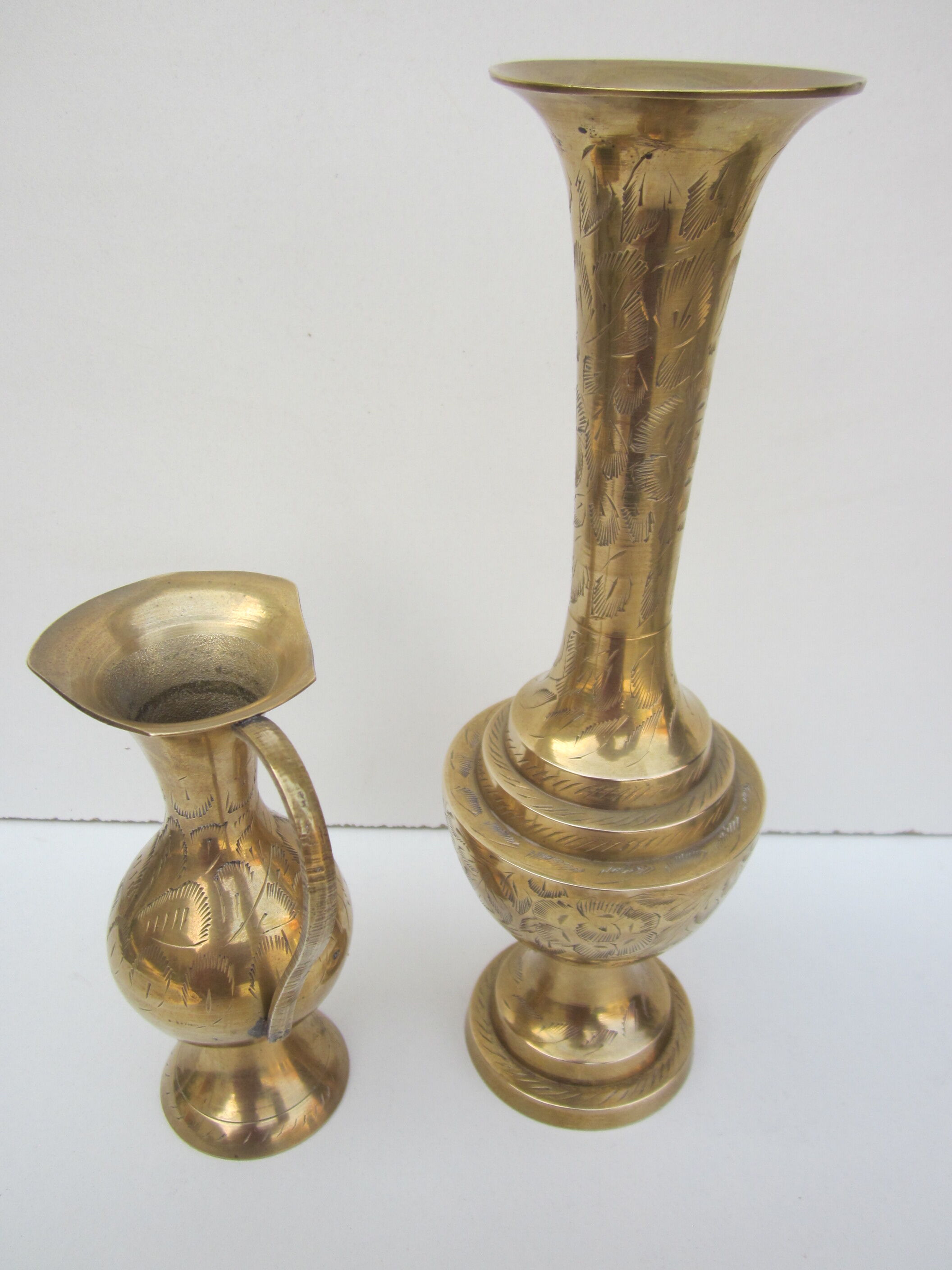 Lot d'objets décoratifs en laiton