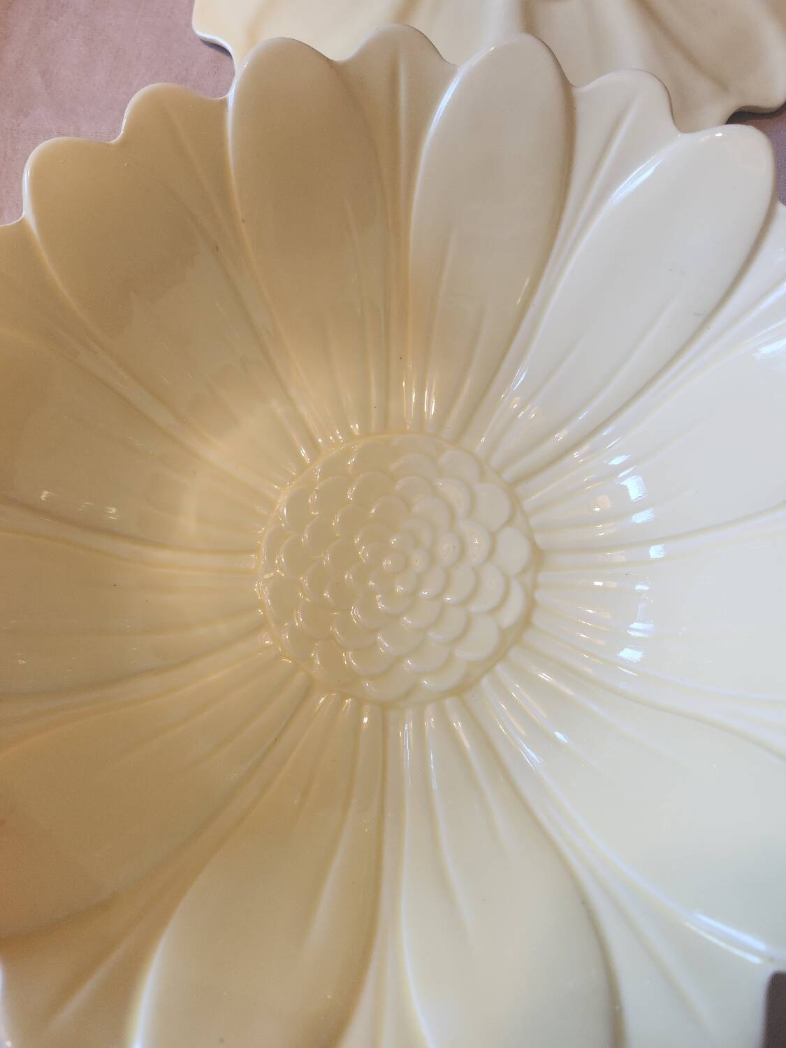 Ensemble saladier et plat