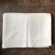 Drap ancien en lin coton  brodé PA