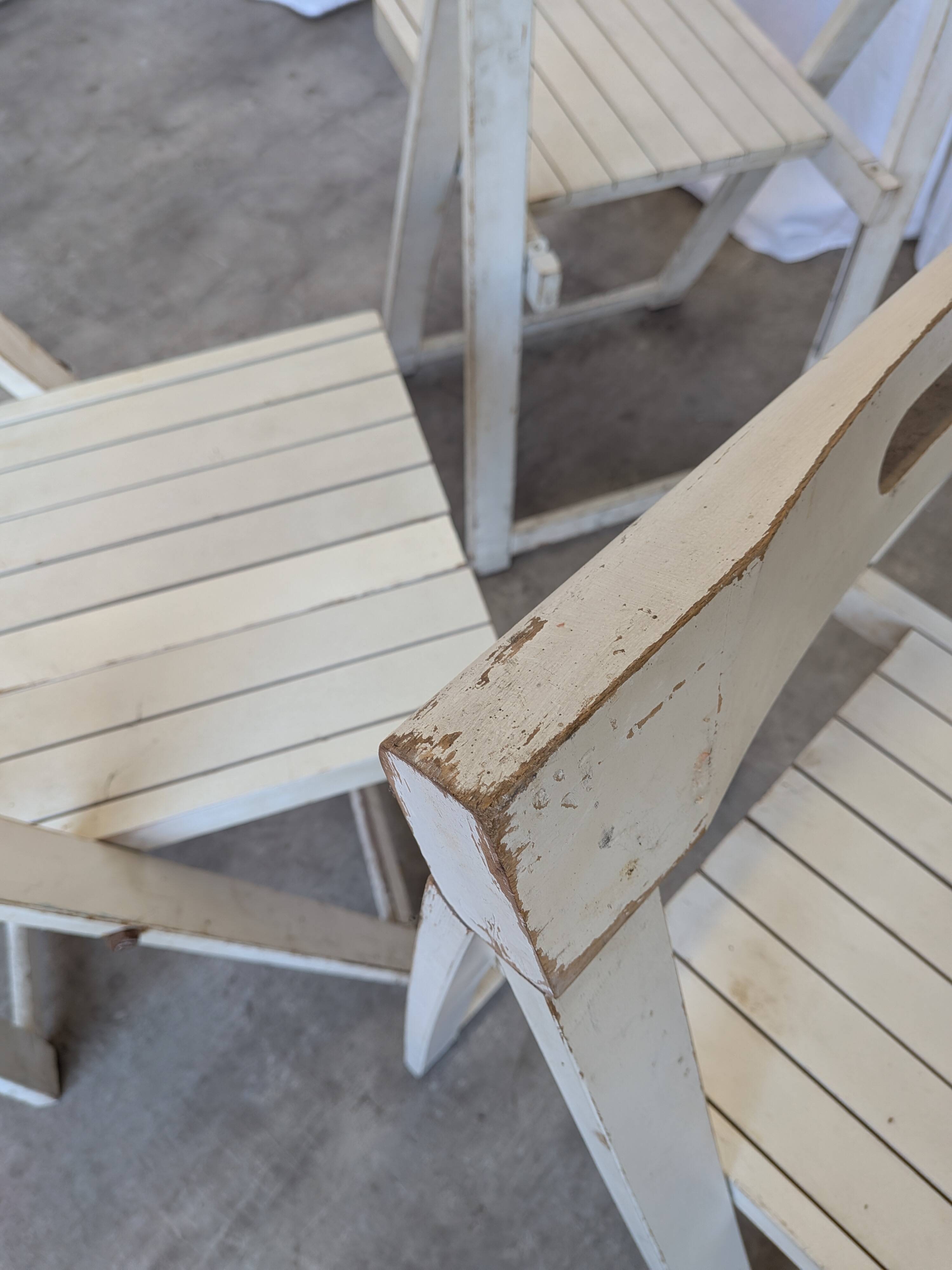 Set of 5 Vintage TRIESTE Foldable Chair by Aldo Jacober, 1970s Mid-Century