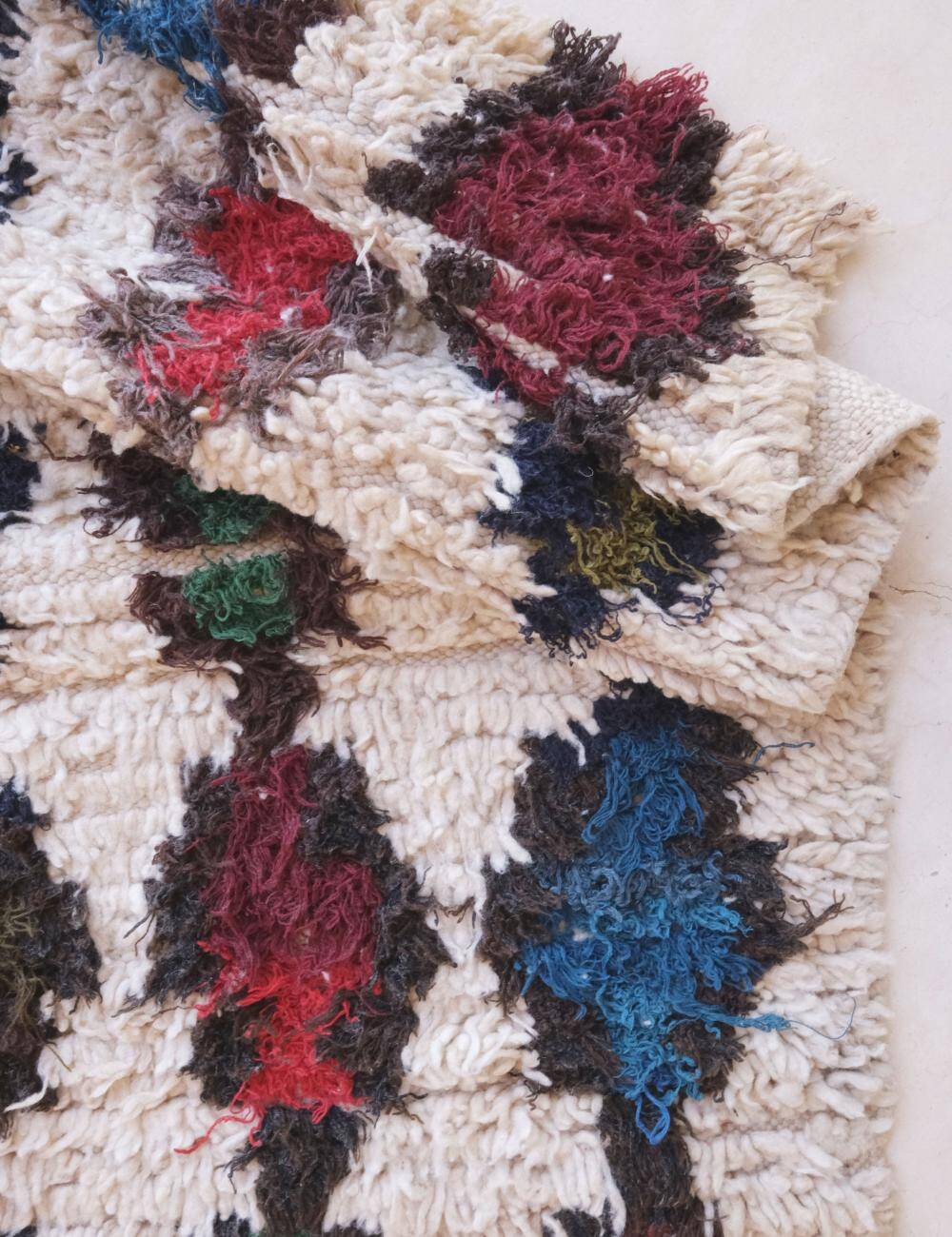 Azilal Colorful Rug - 126 x 72 cm