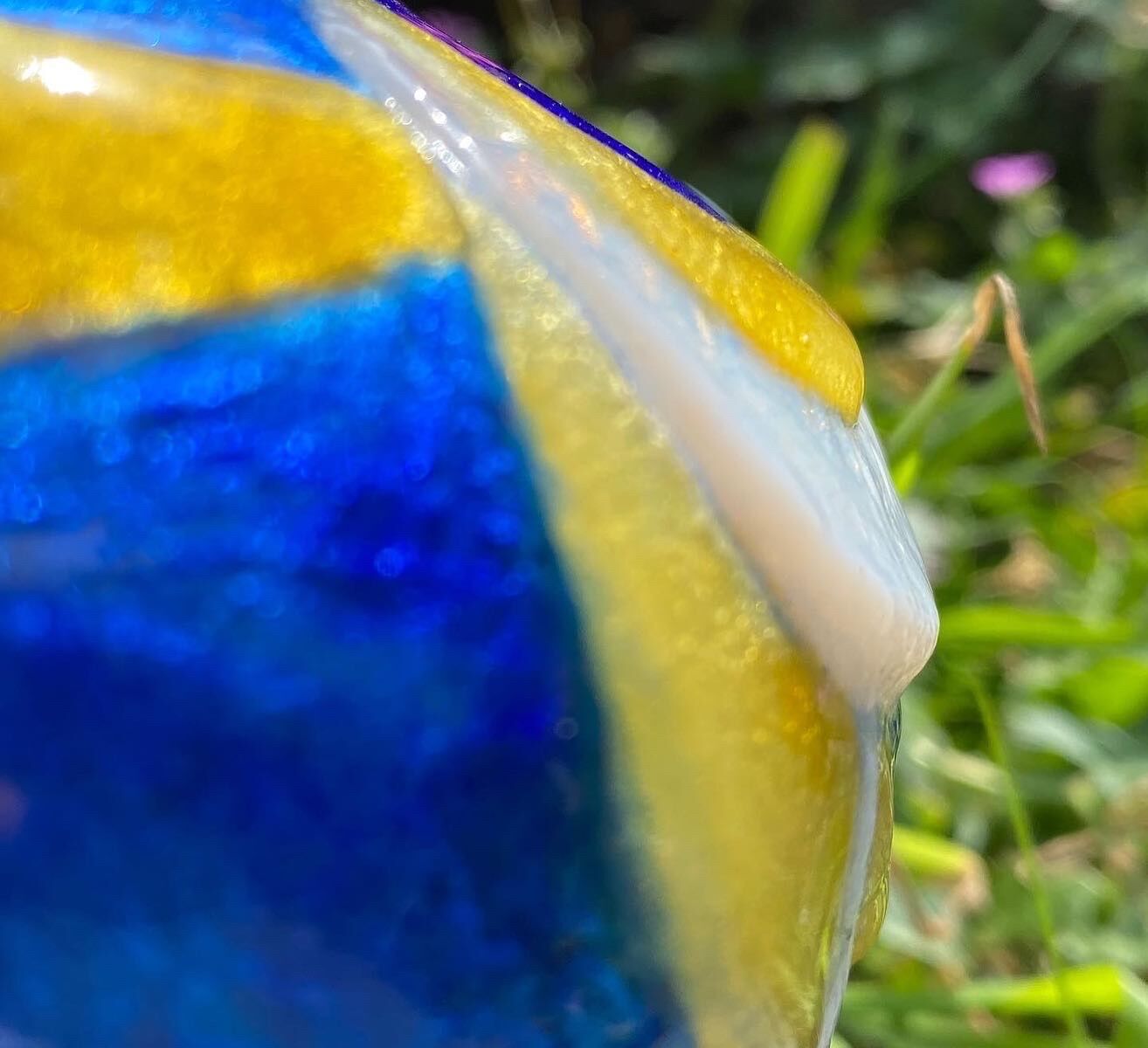 Azar Laguionie modernist art deco vase in Limoges enamels