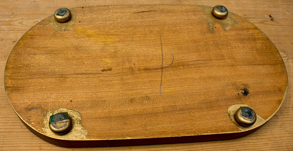 Antique glass globe 40.5 cm high