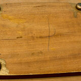 Antique glass globe 40.5 cm high