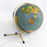 Tripod terrestrial globe 1960'