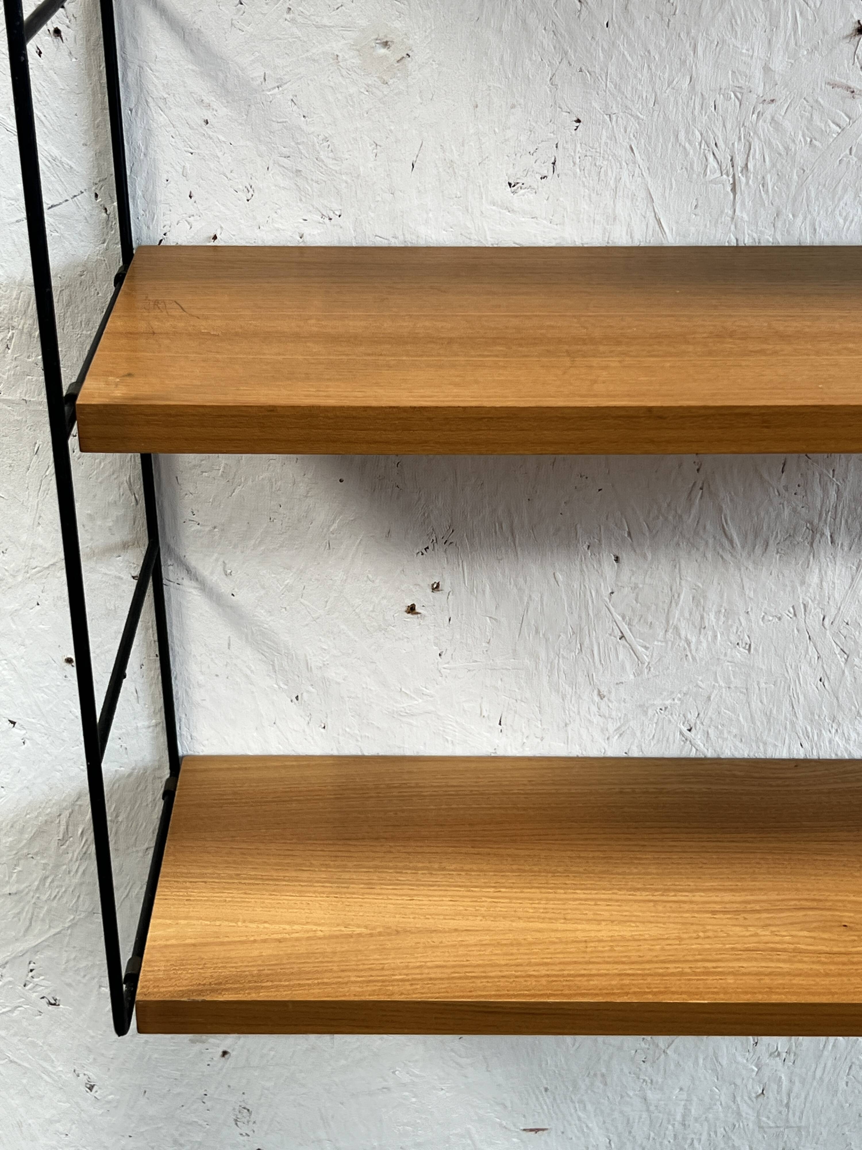 Vintage Wall Shelf / Wall Unit, String Sweden 1970's