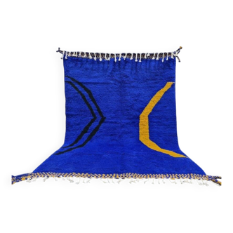 Tapis azilal en laine fait main traditionnel 250cmx150cm