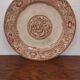 Shower pedestal dish Brownfield & Sons Porcelain Trade Mark Rienzi