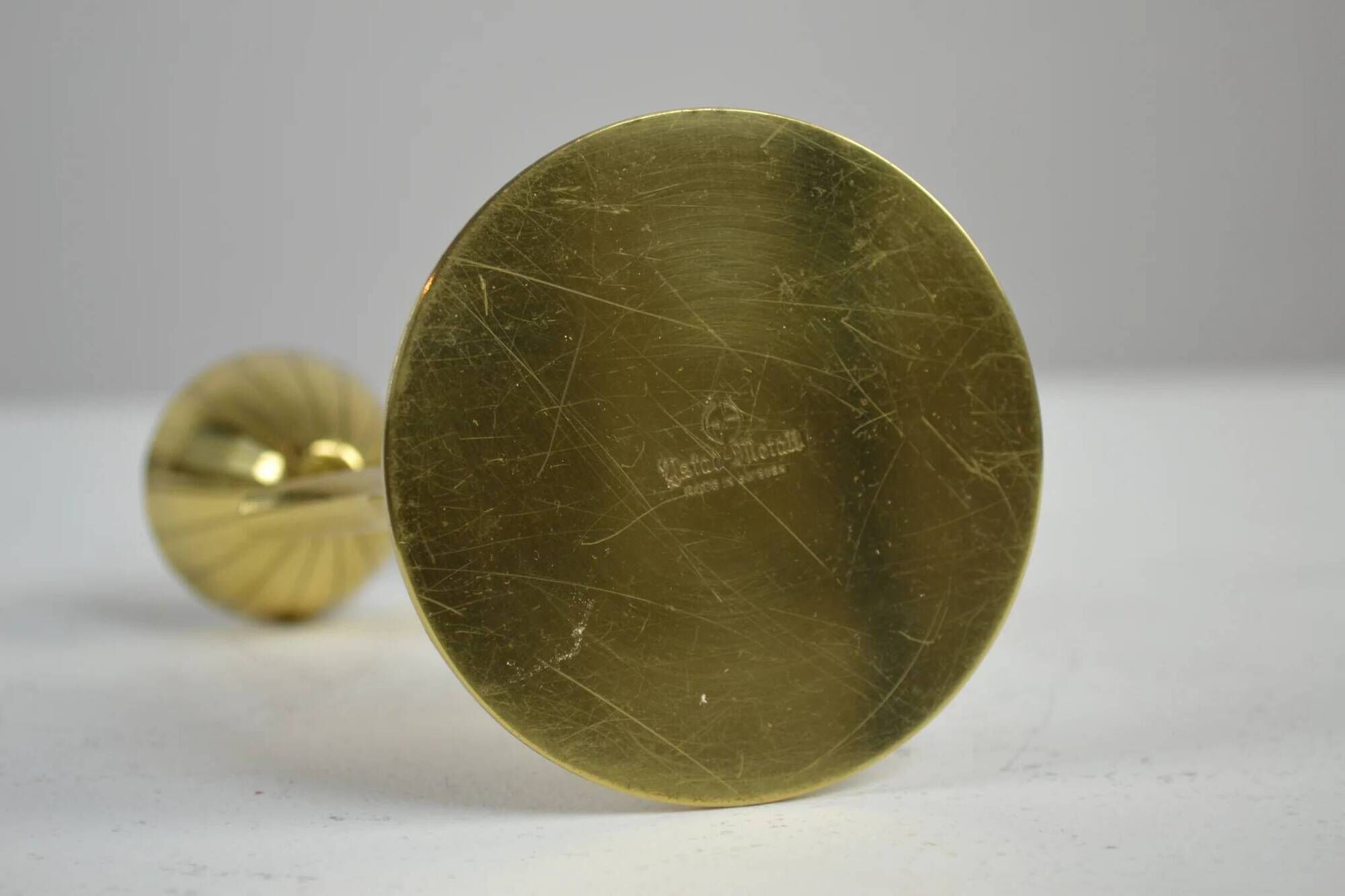 Tulip shaped Candle holder by Gunnar Ander for Ystad-Metall, Sweden, 1950s/1960s