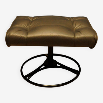 Danish seat footrest in leather