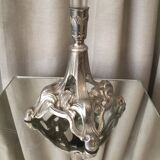 Vase soliflore in glass and regule