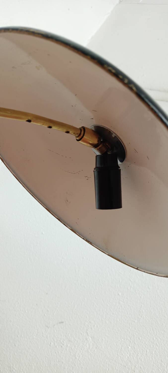 1950s saucer lamp