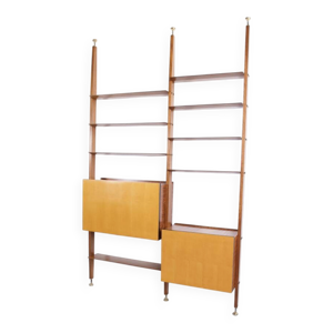 Étagère modulable italienne - palissandre
