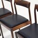 Chaise en palissandre et skaï 1960