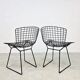 Vintage design wire chair model 420 Harry Bertoia Knoll 1970s
