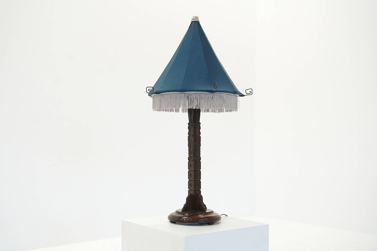 Unique table lamp designed by Jacques van den Bosch for 't Binnenhuis, The Netherlands 1910s
