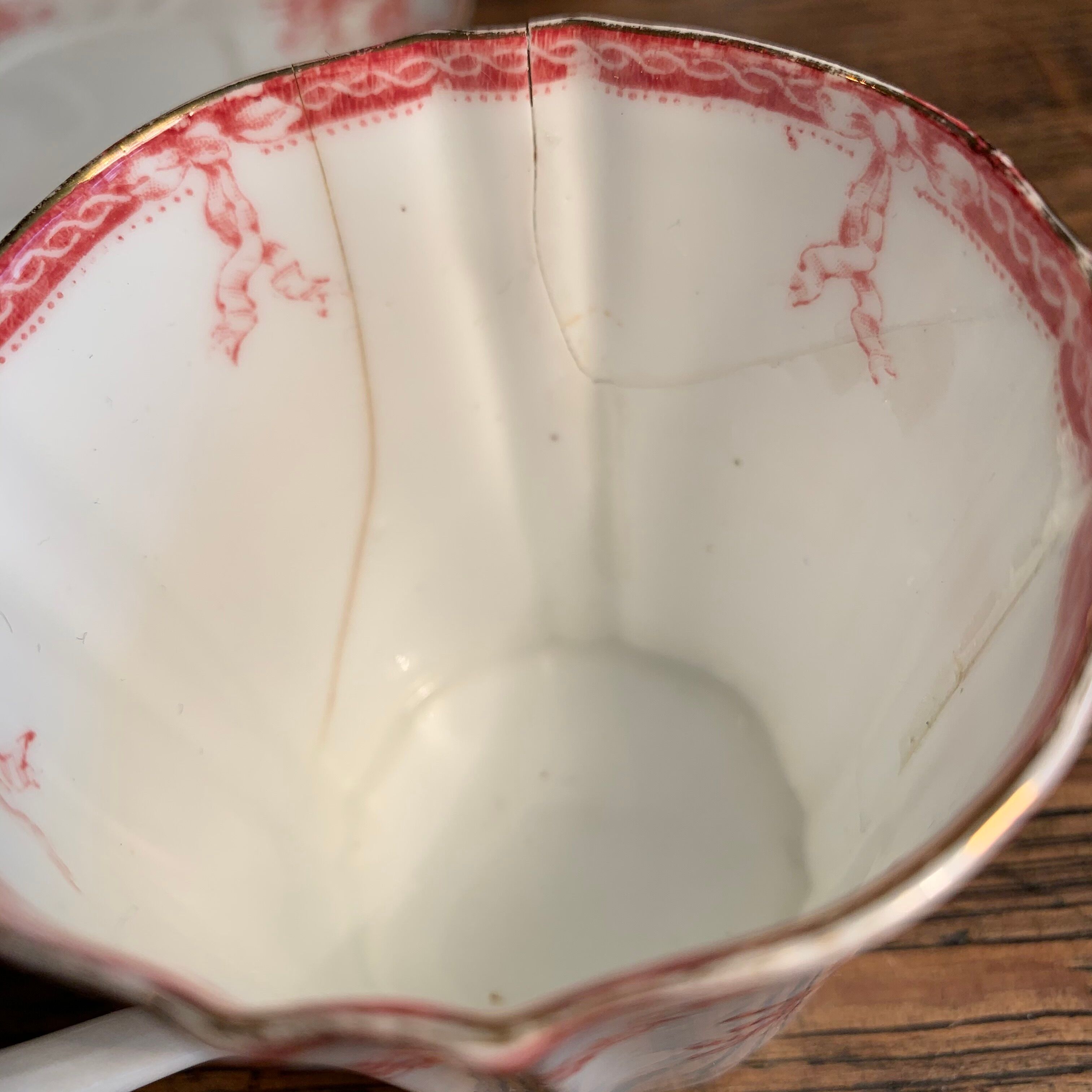 Porcelain mocha service