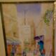 Watercolor old framed XlX, orientalist, signed louis lartigau