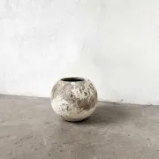 Spherical fibreglass planter, DLG Willy Guhl, 1960s