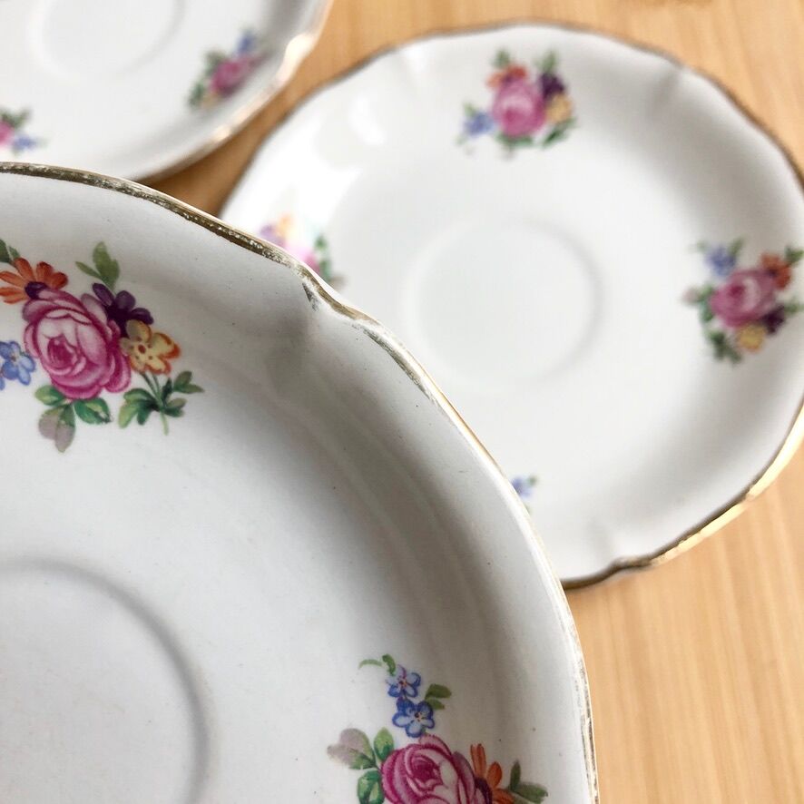 Vintage Saint-Amand Trio Cups