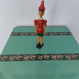 Wooden toy featuring Pinocchio