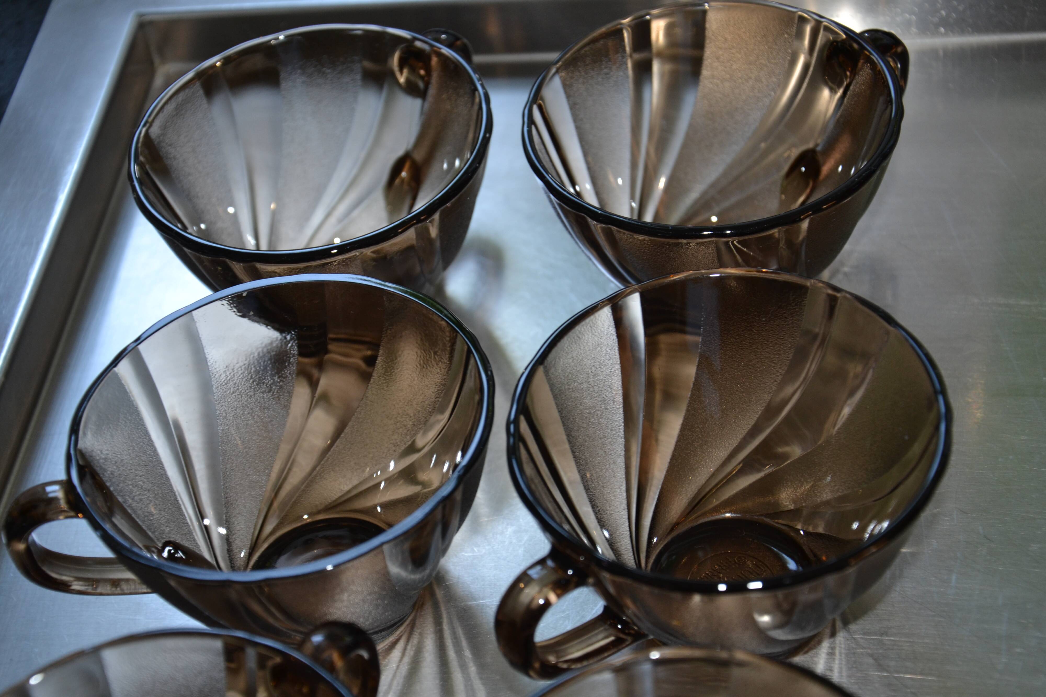 6 Duralex coffee cups