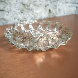Cendrier en verre ciselé
