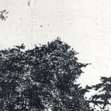 Nicole Bouharmont, Parc de Sceaux i, 2003-16. pointe sèche signée au crayon