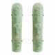 Contemporary Hammered Green "Graniglia" Murano Glass Wall Sconces Set of Tw
