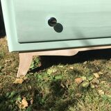 Dresser feet compass 3 drawers pastel green