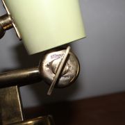 Wall lamp Stilnovo adjustable arm brass