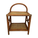 Rattan bedside table