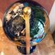 Globe terrestre g.e.m in lapis, hard pierres and motherpearl