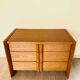 Commode moderniste années 70/80 en merisier plaqué