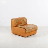 Pair of modular armchairs model DS11 by De Sede 1970