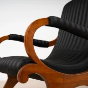 19th-Century Biedermeier Cherrywood Armchair, Germany, circa 1830-1850