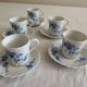 Espresso cups and their saucers Haviland Limoges