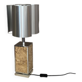 Vintage lamp and lampshade max sauze. 1970. space age