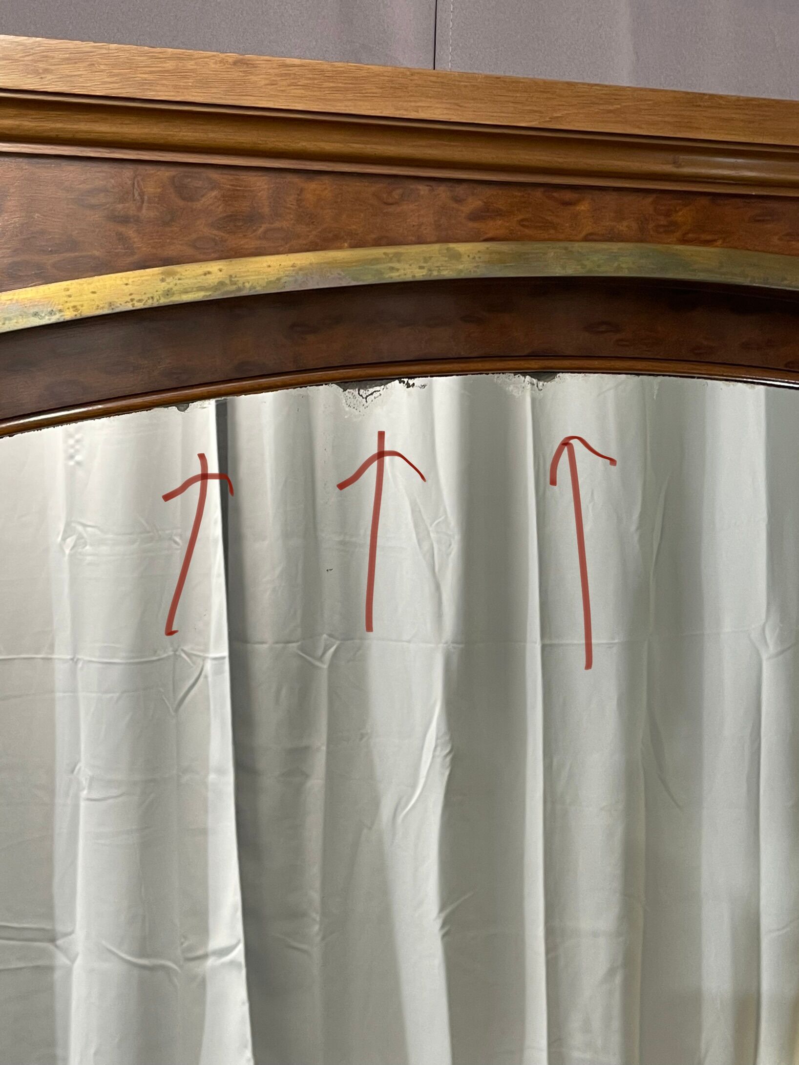 Mirror 152x93 old Louis-Philippe period