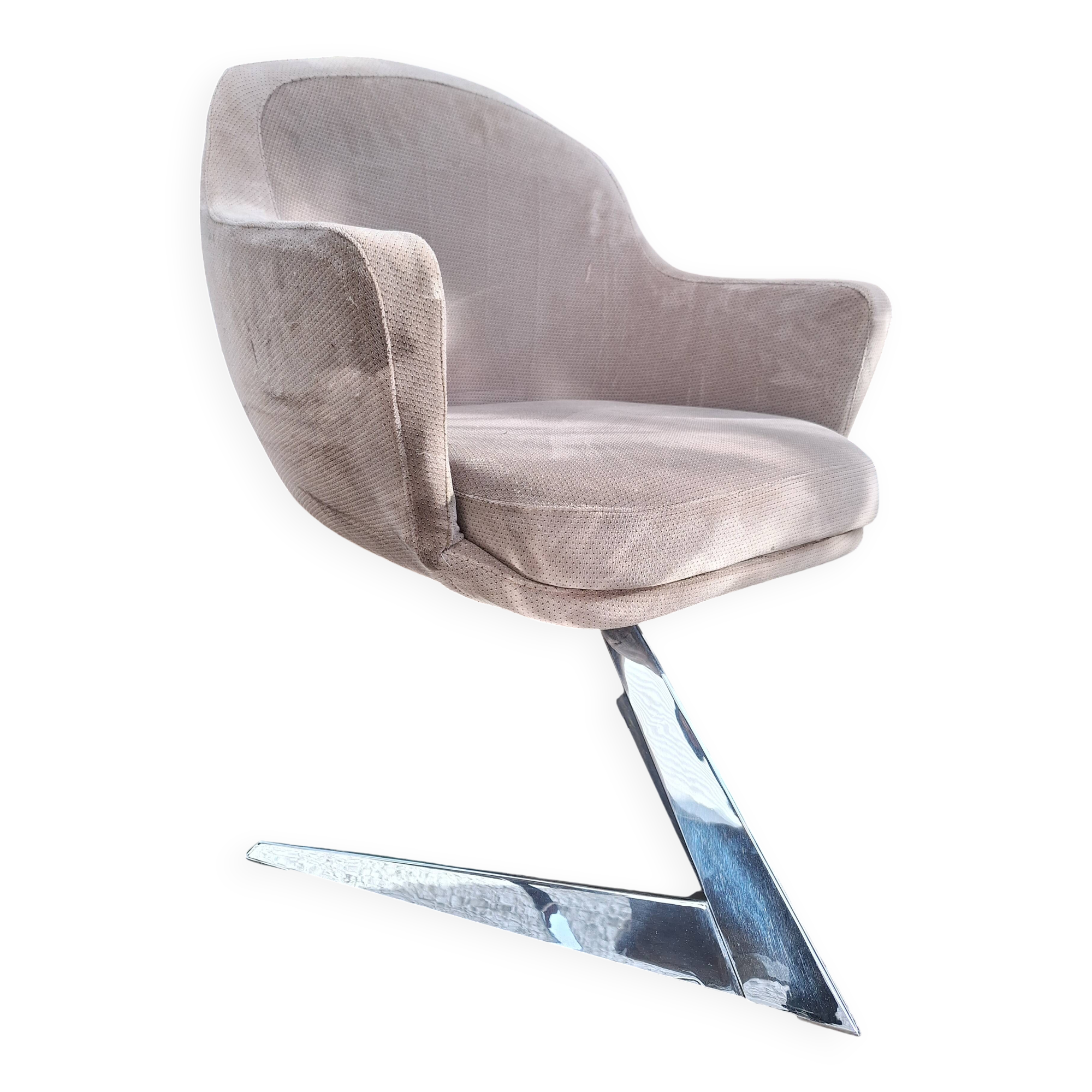 Jacques Adnet "Air France" armchair