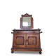 The antique walnut vanity , 19th century